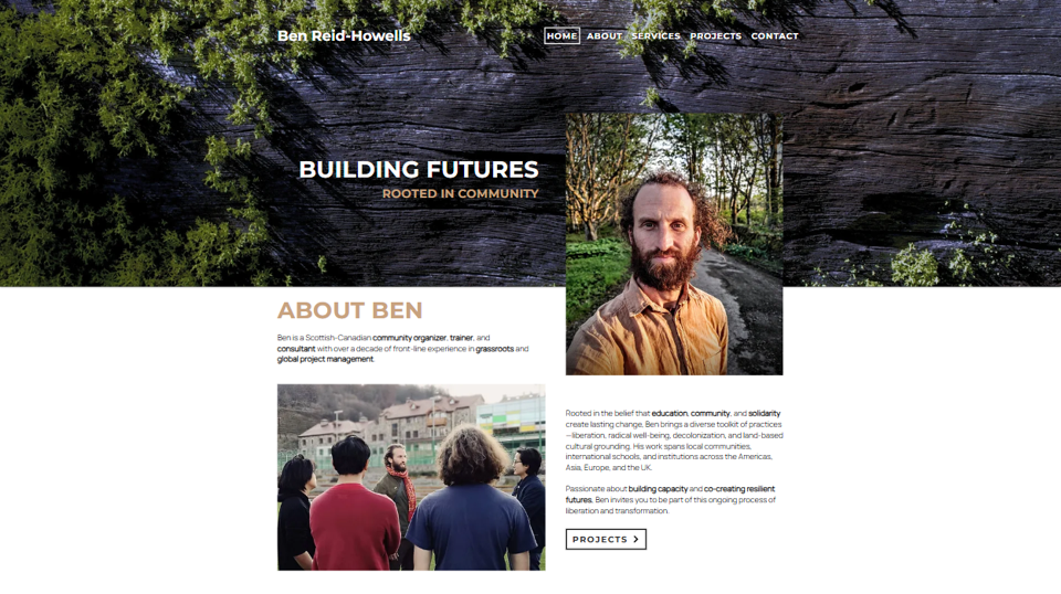 Ben Reid Homepage